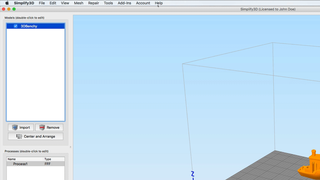 Simplify3D - change language